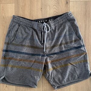 VISSLA Charcoal Drawstring Shorts